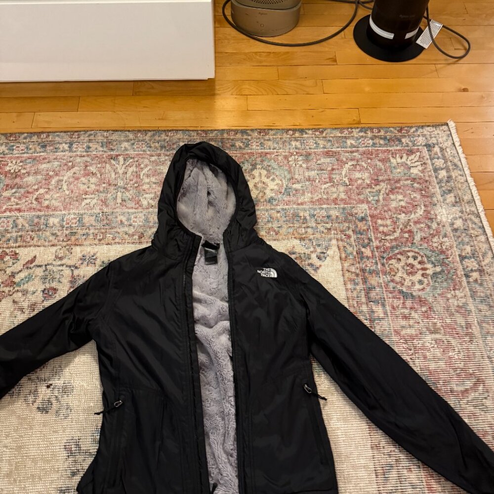 XS Northface Shearling Lined Rainjacket - image 4